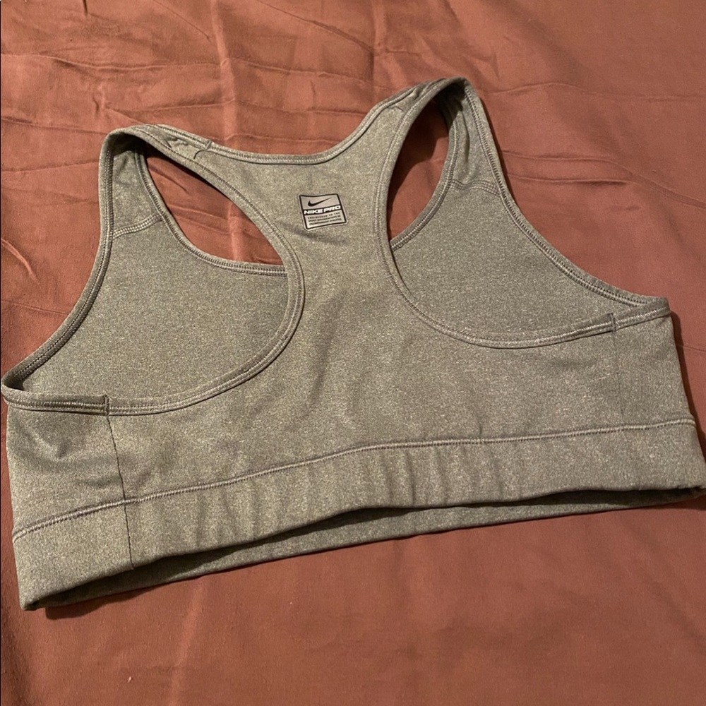 Grey Nike sports bra - Picture 2 of 2
